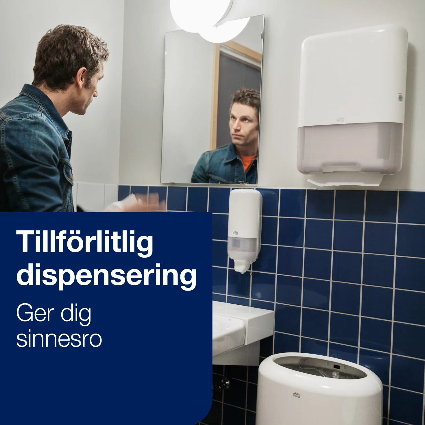Pappershandduk Tork H3 Advanced V-vikt, 2-lags, vit, 3750 st