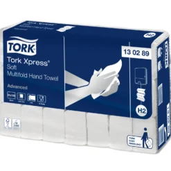 Pappershandduk Tork H2 Advanced Soft, 2-lag, vit, 3780 st