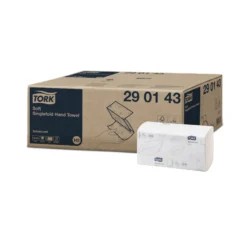 Pappershandduk Tork H3 Advanced V-vikt, 1-lags, 23x23 cm, vit