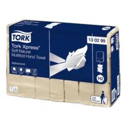 Pappershandduk Tork H2 Xpress Natur, multifold, 3780 ark
