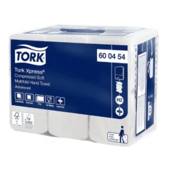 Pappershandduk Tork H2 Xpress Komprimerad Multifold, vit