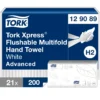 Pappershandduk Tork H2 Xpress Multifold Spolbar, vit, 4200 ark