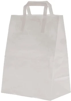 Papperskasse vit kraftpapper 44L, 450x180x480mm, 200 st