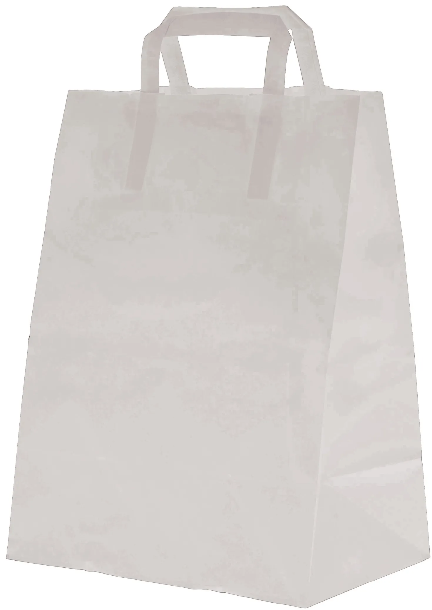 Papperskasse vit kraftpapper 44L, 450x180x480mm, 200 st