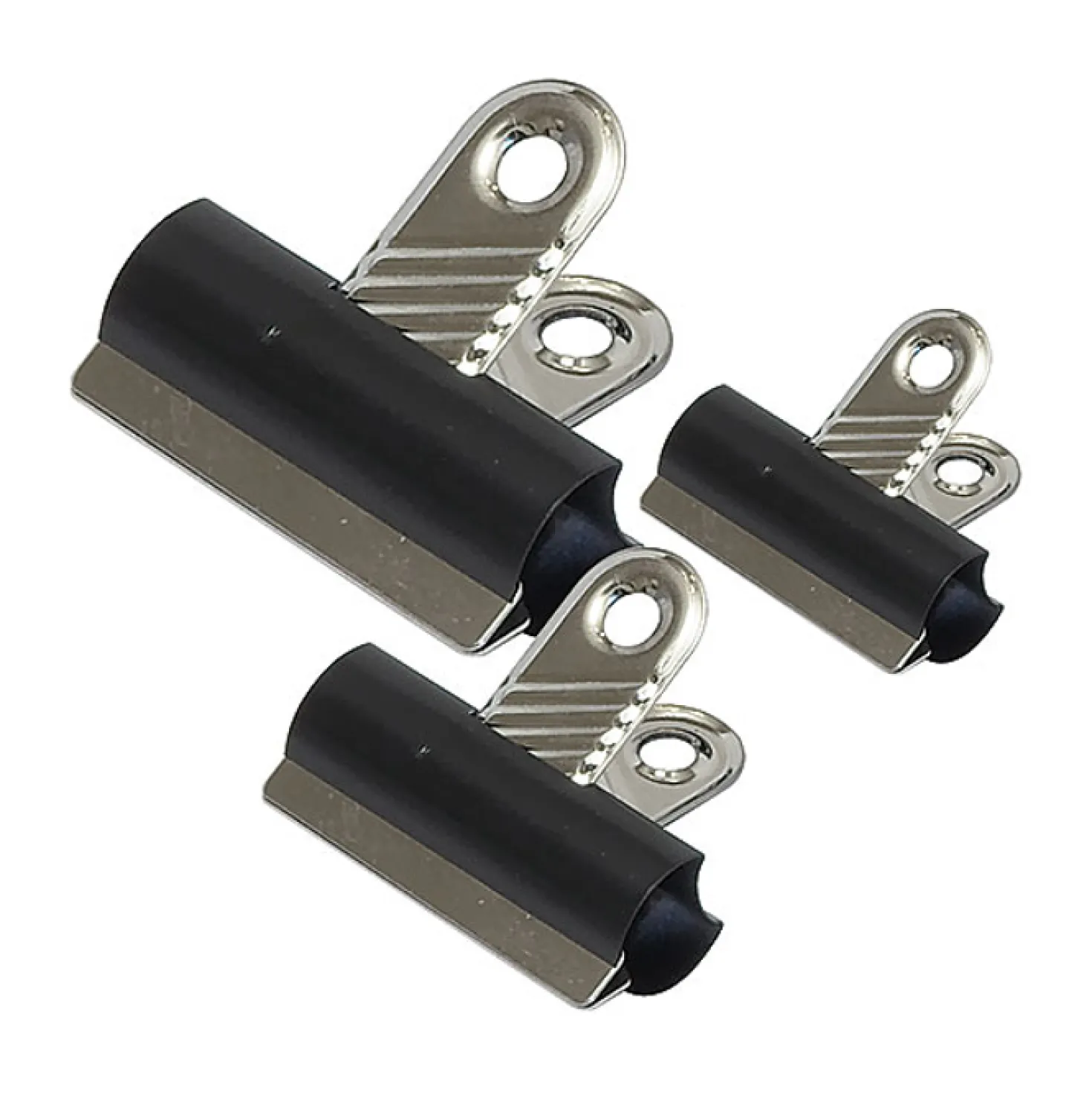 Pappersklämma Bngers Bulldog, 30 mm, svart, 10-pack