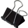 Pappersklämma Fold Back BNT Office 32 mm, svart