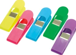 Pappersklämma Laurel Big Peg 120 mm, gap 33 mm, blandade signalfärger