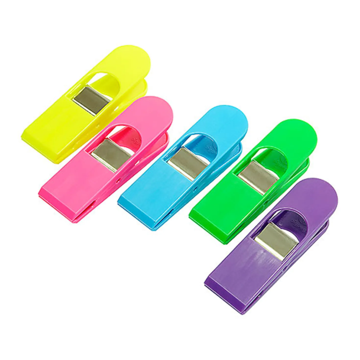 Pappersklämma Laurel Big Peg 120 mm, gap 33 mm, blandade signalfärger