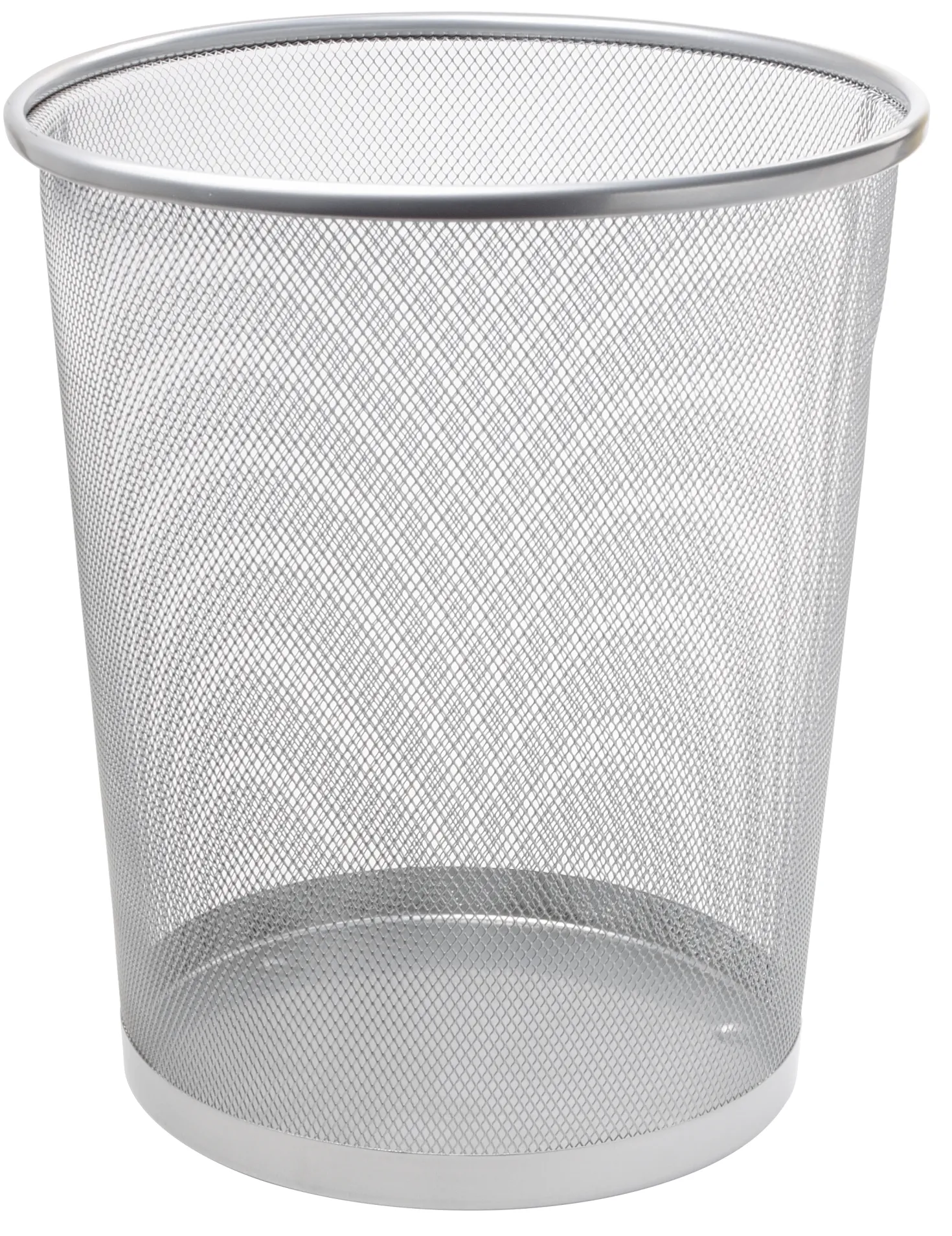 Papperskorg BNT Office Mesh Trådmetall, silver, 18 liter