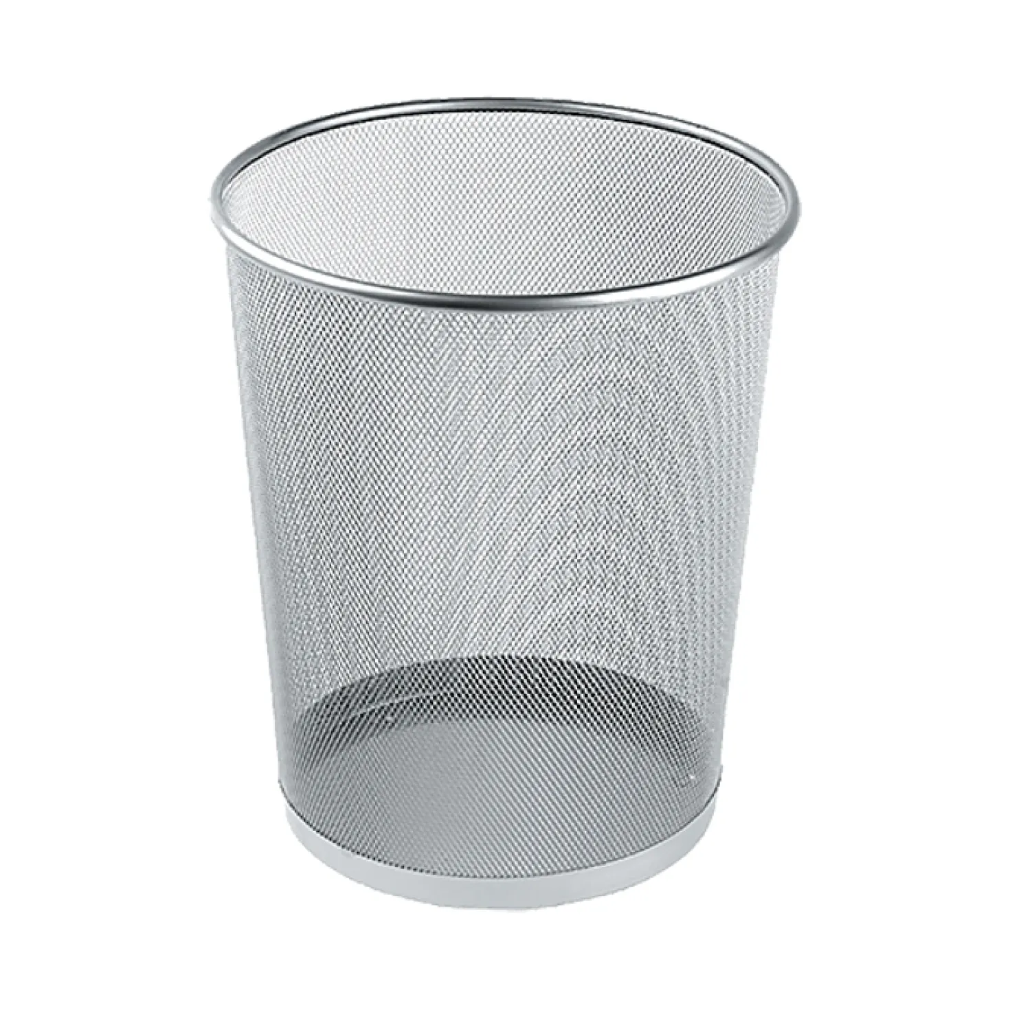 Papperskorg BNT Office Mesh Trådmetall, silver, 18 liter