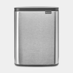 Papperskorg Brabantia BO, matt stål, 12 liter