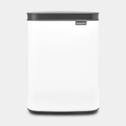 Papperskorg Brabantia BO, vit, 4L, väggmonterad eller fristående