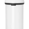 Papperskorg Brabantia Touch Bin New, 60 liter, vit