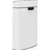 Papperskorg Brabantia Touch Bin New, 40L, vit