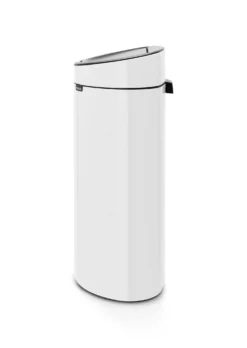 Papperskorg Brabantia Touch Bin New, 40L, vit
