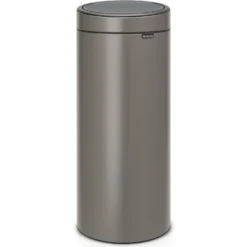 Papperskorg Brabantia Touch Bin New, 30L, platinum