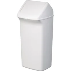 Papperskorg Durable Durabin Flip, vit, 40 liter