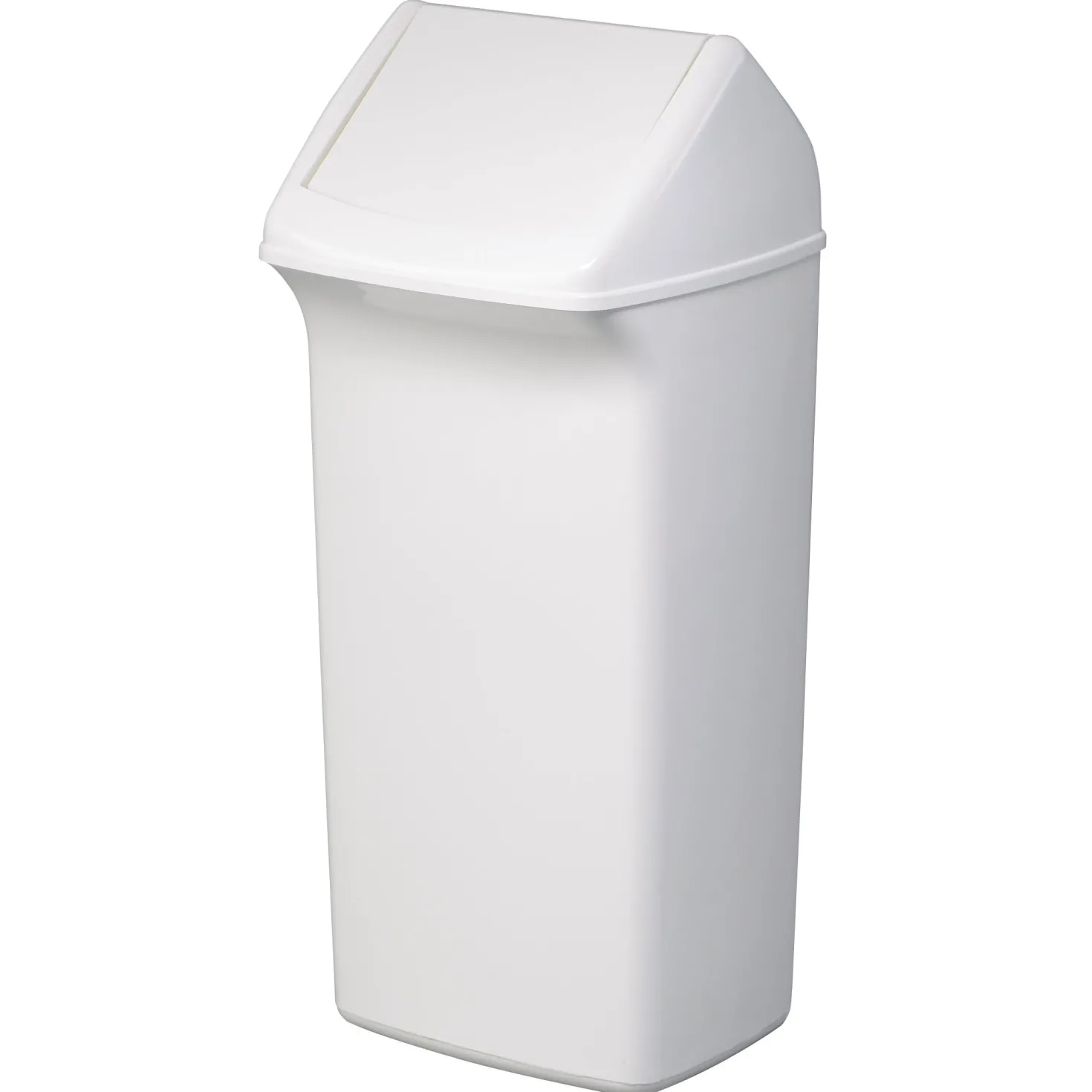 Papperskorg Durable Durabin Flip, vit, 40 liter