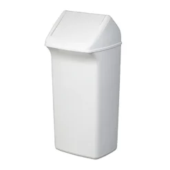 Papperskorg Durable Durabin Flip, vit, 40 liter