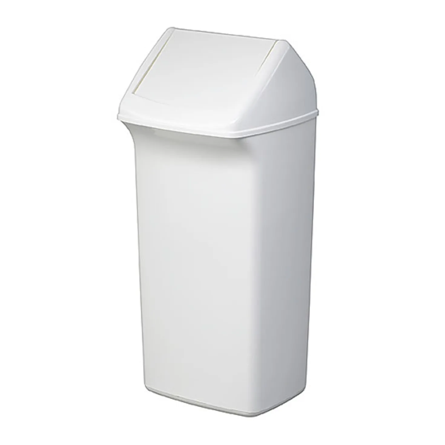 Papperskorg Durable Durabin Flip, vit, 40 liter