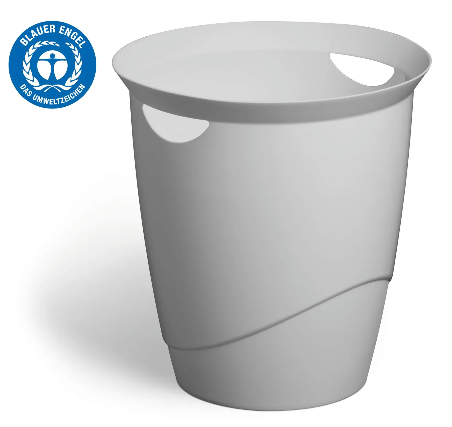 Papperskorg Durable ECO, grå, 16 liter