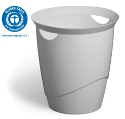 Papperskorg Durable ECO, grå, 16 liter