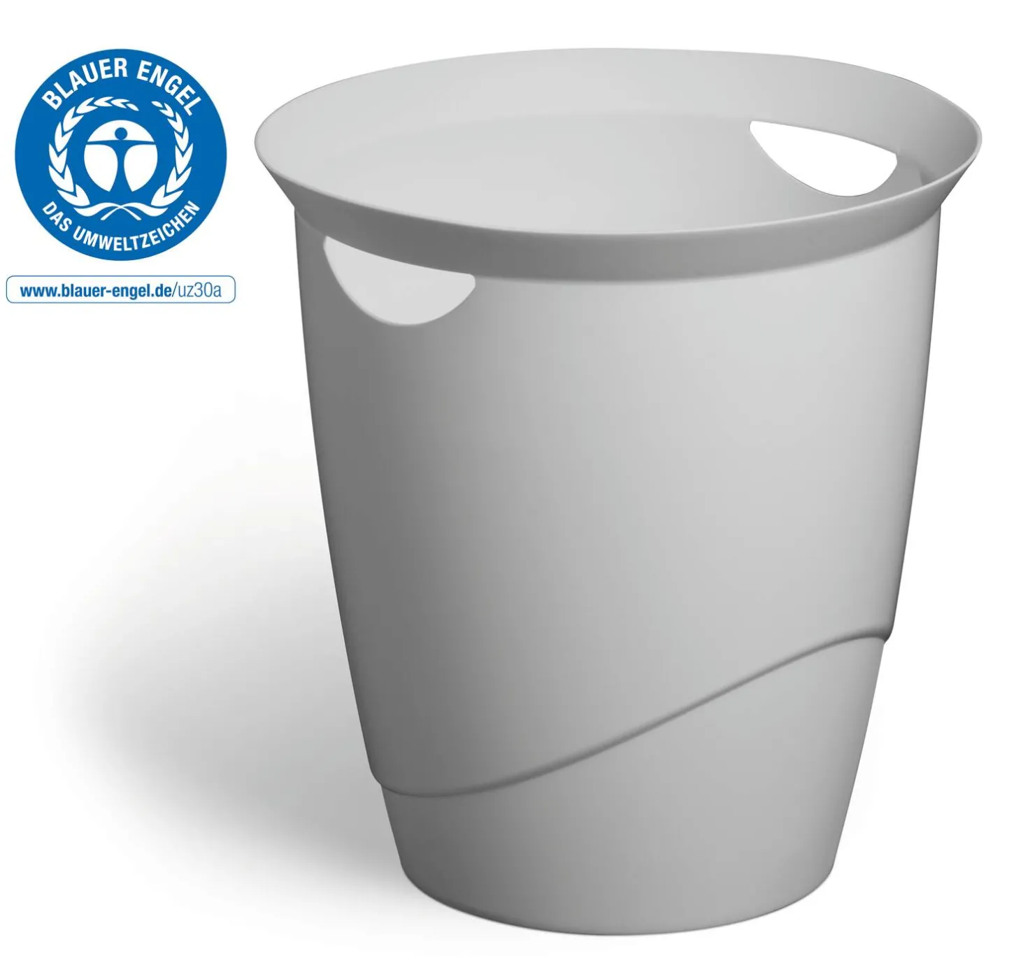 Papperskorg Durable ECO, grå, 16 liter