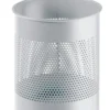 Papperskorg Durable Metall Rund, perforerad, 15 liter