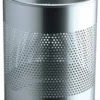 Papperskorg Durable Metall Rund, perforerad, 15 liter