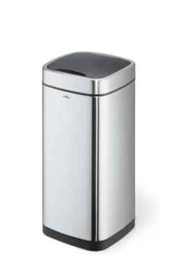 Papperskorg Durable No Touch Sensor, rostfritt stål, 35 liter