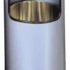 Papperskorg Durable Rund med askkopp, metall, 17 liter