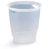 Papperskorg Durable Trend Transparent, 16 liter, rund, bärhandtag