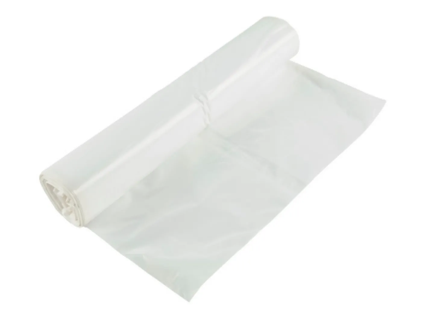 Papperskorgspåsar Easyclean LLD, 26L, transparent, rulle