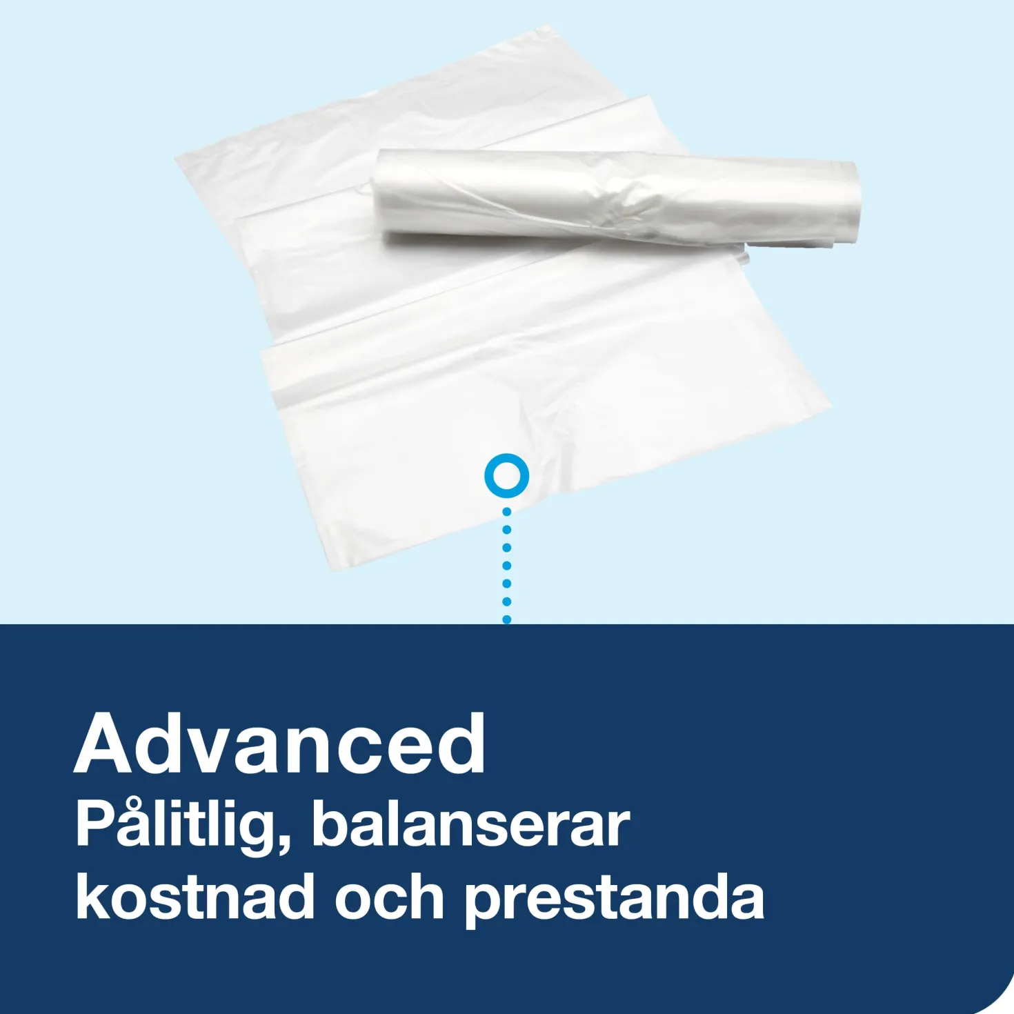 Papperskorg Tork B1 Rostfritt stål, 50 liter, silver