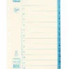 Pappersregister Jopa Original A4 1-12, blå flikar, FSC