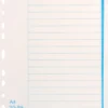 Pappersregister Timing Bas 20 Otryckt, blå flikar
