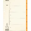 Pappersregister Timing Mega A4 1-5 orange