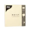 Pappersservett Pappstar Daily Collection, 1/4-vikt, 32x32 cm, creme, 20 st