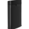 Papperstunna Brabantia Touch Bin New, 40 liter, svart