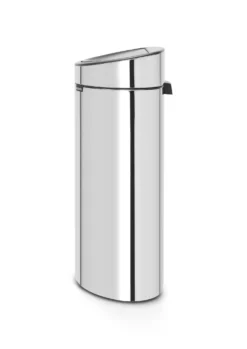Papperstunna Brabantia Touch Bin Matt Stål, 40L, silver