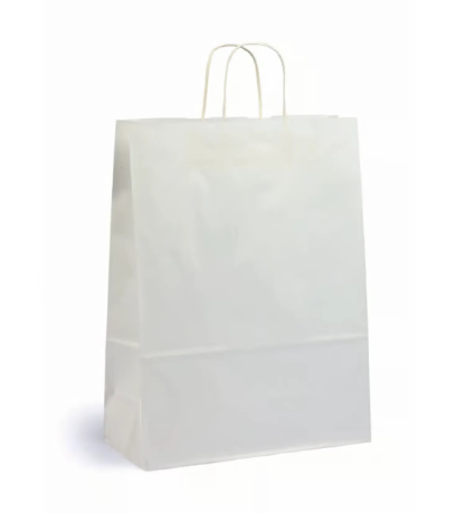 Pappkasse Sober Vit med handtag, 320x140x420mm, 150 st