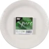 Papptallrik Papstar Pure, vit, 29 cm, 50 st
