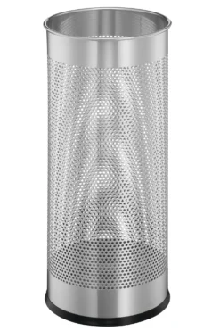 Paraplyställ Durable Silver, perforerad metall, rund