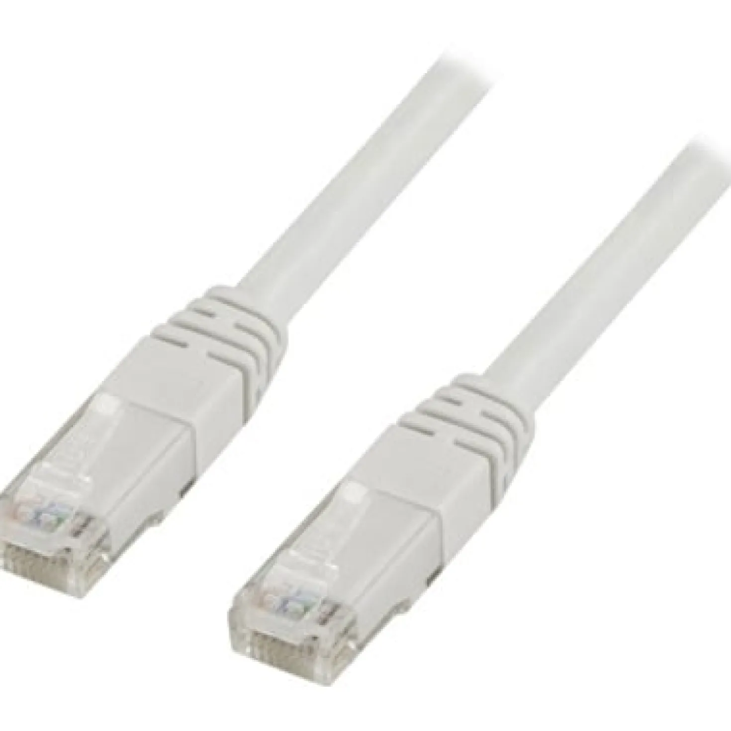 Patchkabel Deltaco Cat6 U/UTP LSZH, 30m, 250MHz, vit