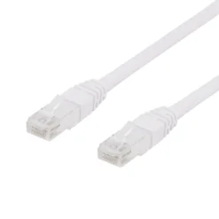Patchkabel Deltaco U/UTP Cat6, 50m, 250MHz, LSZH, vit