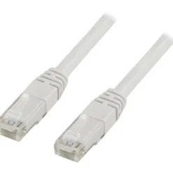 Patchkabel Deltaco U/UTP Cat6, 50m, 250MHz, LSZH, vit