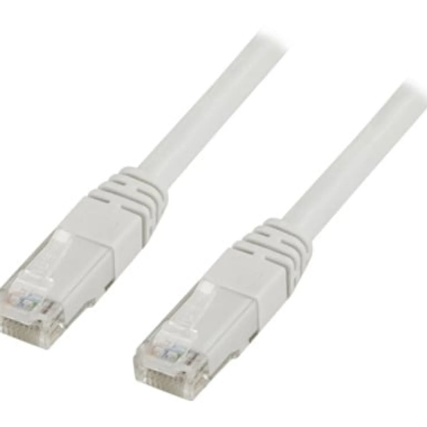 Patchkabel Deltaco U/UTP Cat6, 50m, 250MHz, LSZH, vit