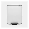 Pedalhink Brabantia BO, 2 x 30 liter, vit