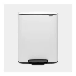 Pedalhink Brabantia BO, 2 x 30 liter, vit