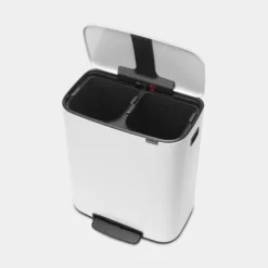 Pedalhink Brabantia BO, 2 x 30 liter, vit